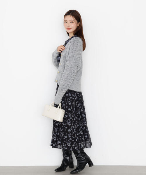 PROPORTION BODY DRESSING(プロポーションボディドレッシング)の「ラッフルフリルフラワーワンピース / 1215240903(ワンピース・レディース・ピンク/ブラック・P/S/MEDIUM)」の11枚目の写真