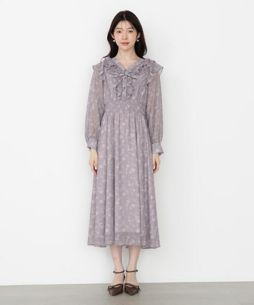 PROPORTION BODY DRESSING(プロポーションボディドレッシング)の「ラッフルフリルフラワーワンピース / 1215240903(ワンピース・レディース・ピンク/ブラック・P/S/MEDIUM)」の20枚目の写真