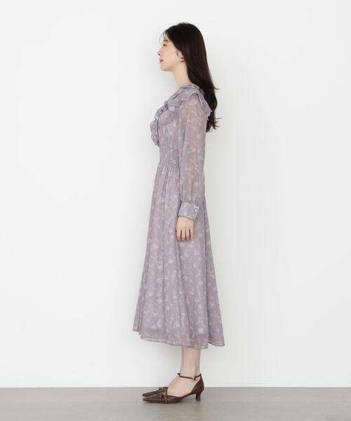 PROPORTION BODY DRESSING(プロポーションボディドレッシング)の「ラッフルフリルフラワーワンピース / 1215240903(ワンピース・レディース・ピンク/ブラック・P/S/MEDIUM)」の21枚目の写真