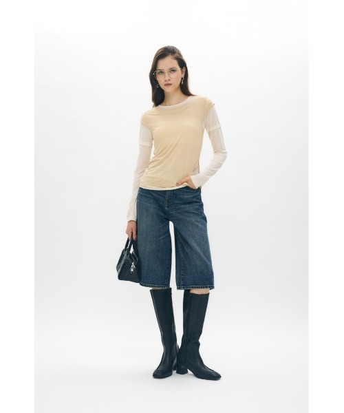 KNEE LENGTH バミューダパンツ（デニムパンツ）｜MOUSSY