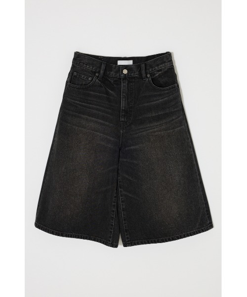 MOUSSY(マウジー)の「KNEE LENGTH バミューダパンツ(デニムパンツ・レディース・ブラック/ダークブルー・0/1/2)」の12枚目の写真