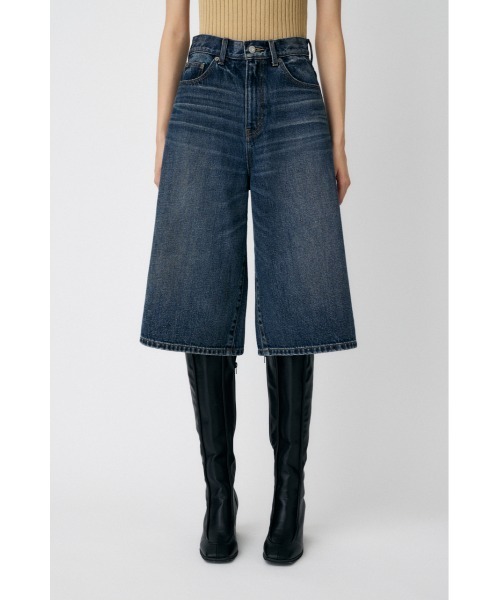 MOUSSY(マウジー)の「KNEE LENGTH バミューダパンツ(デニムパンツ・レディース・ブラック/ダークブルー・0/1/2)」の16枚目の写真