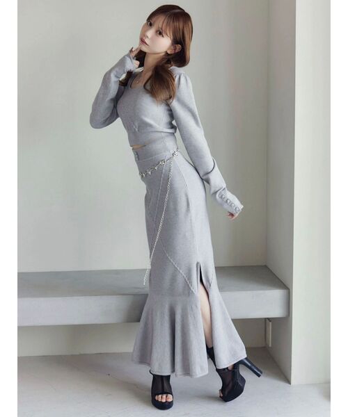 EATME（イートミー）の「フェイクパールハートベルト（ベルト・レディース・ブラック・FREE）」の9枚目の写真