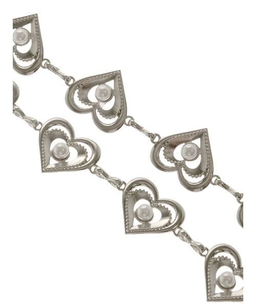 EATME（イートミー）の「フェイクパールハートベルト（ベルト・レディース・ブラック・FREE）」の10枚目の写真