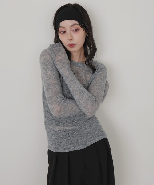 ウールモヘアシアーニット（ニット/セーター）｜LIAN（リアン）の
