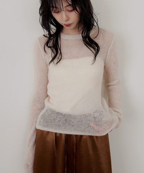 ウールモヘアシアーニット（ニット/セーター）｜LIAN（リアン