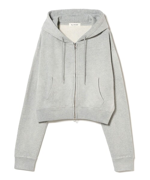 Ray BEAMS（レイビームス）の「スウェット ジップ フーディー（パーカー・レディース・ライトグレー/チャコールグレー・ONE SIZE）」の15枚目の写真
