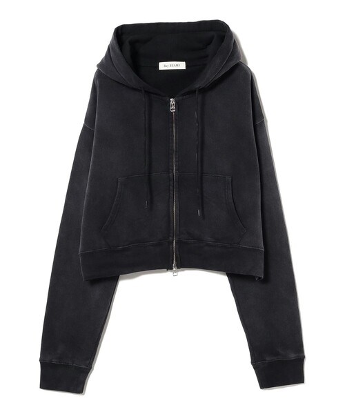 Ray BEAMS（レイビームス）の「スウェット ジップ フーディー（パーカー・レディース・ライトグレー/チャコールグレー・ONE SIZE）」の20枚目の写真