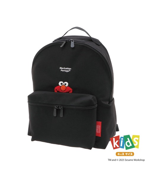 Manhattan Portage(マンハッタンポーテージ)の「KIDDIE BIG APPLE BACKPACK (SM) 500D CORDURA SESAME ST(バックパック/リュック・キッズ・ブラック・SMALL)」の1枚目の写真