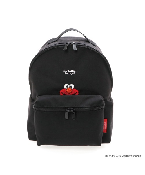 Manhattan Portage(マンハッタンポーテージ)の「KIDDIE BIG APPLE BACKPACK (SM) 500D CORDURA SESAME ST(バックパック/リュック・キッズ・ブラック・SMALL)」の2枚目の写真