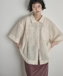 ヘアリーシャギータックフレアシャツ