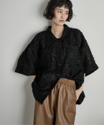 ヘアリーシャギータックフレアシャツ