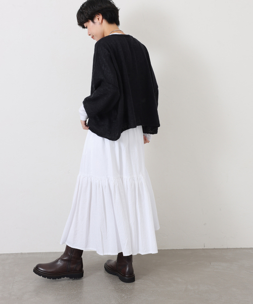 JOURNAL STANDARD LUXE（ジャーナルスタンダード　ラックス）の「モヘヤMIX プルオーバー（ニット/セーター・レディース・ホワイト/ブラウン/ブラック・FREE）」の16枚目の写真