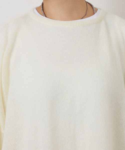 JOURNAL STANDARD LUXE（ジャーナルスタンダード　ラックス）の「モヘヤMIX プルオーバー（ニット/セーター・レディース・ホワイト/ブラウン/ブラック・FREE）」の20枚目の写真