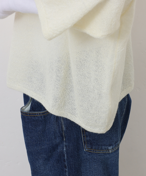 JOURNAL STANDARD LUXE（ジャーナルスタンダード　ラックス）の「モヘヤMIX プルオーバー（ニット/セーター・レディース・ホワイト/ブラウン/ブラック・FREE）」の18枚目の写真