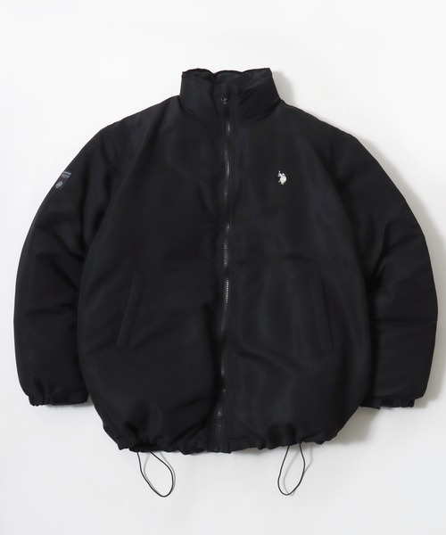 U.S. POLO ASSN.（ユーエスポロアッスン）の「U.S. POLO ASSN./ユーエスポロアッスン Level7 Padded Jacket/オーバーサイズ 中綿 ファイバーダウン レベル7 パデッドジャケット/パファージャケット/レディース メンズ（ダウンジャケット/コート・メンズ・アイボリー/ブラック/カーキ/ベージュ・M/L/LL）」の18枚目の写真