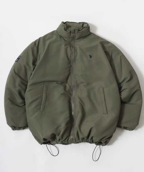 U.S. POLO ASSN.（ユーエスポロアッスン）の「U.S. POLO ASSN./ユーエスポロアッスン Level7 Padded Jacket/オーバーサイズ 中綿 ファイバーダウン レベル7 パデッドジャケット/パファージャケット/レディース メンズ（ダウンジャケット/コート・メンズ・アイボリー/ブラック/カーキ/ベージュ・M/L/LL）」の20枚目の写真