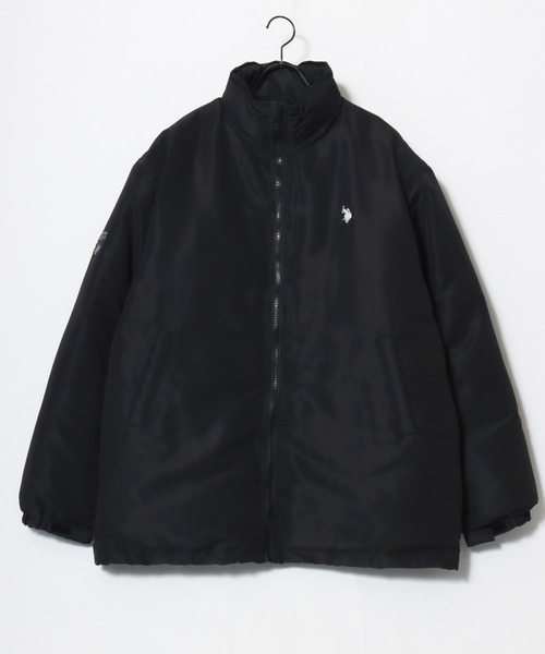 U.S. POLO ASSN.（ユーエスポロアッスン）の「U.S. POLO ASSN./ユーエスポロアッスン Level7 Padded Jacket/オーバーサイズ 中綿 ファイバーダウン レベル7 パデッドジャケット/パファージャケット/レディース メンズ（ダウンジャケット/コート・メンズ・アイボリー/ブラック/カーキ/ベージュ・M/L/LL）」の11枚目の写真
