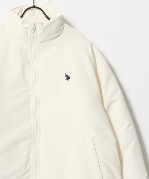 U.S. POLO ASSN.（ユーエスポロアッスン）の「U.S. POLO ASSN./ユーエスポロアッスン Level7 Padded Jacket/オーバーサイズ 中綿 ファイバーダウン レベル7 パデッドジャケット/パファージャケット/レディース メンズ（ダウンジャケット/コート・メンズ・アイボリー/ブラック/カーキ/ベージュ・M/L/LL）」の5枚目の写真