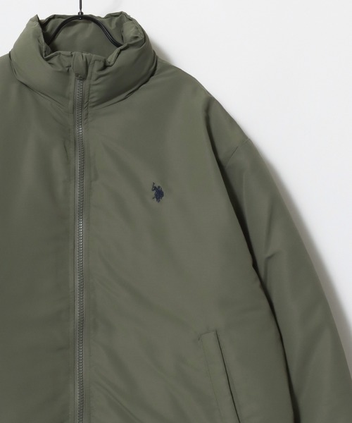 U.S. POLO ASSN.（ユーエスポロアッスン）の「U.S. POLO ASSN./ユーエスポロアッスン Level7 Padded Jacket/オーバーサイズ 中綿 ファイバーダウン レベル7 パデッドジャケット/パファージャケット/レディース メンズ（ダウンジャケット/コート・メンズ・アイボリー/ブラック/カーキ/ベージュ・M/L/LL）」の8枚目の写真