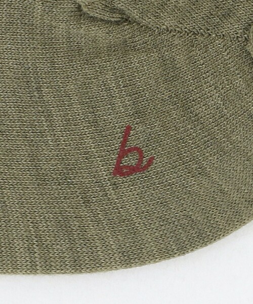 babaco(ババコ)の「<babaco> WL リブソックス(ソックス/靴下・レディース・オリーブ/レッド・FREE)」の3枚目の写真