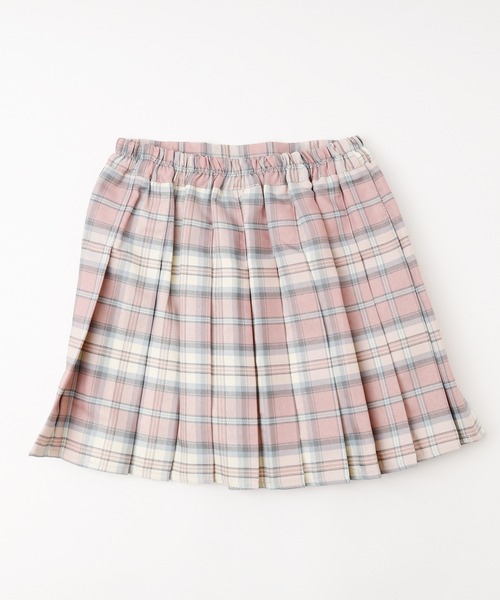 URBAN CHERRY（アーバンチェリー）の「【インナーパンツ付】チェックプリーツスカート（スカート・キッズ・グリーン/グレー/ブルー/ピンク/ライトブルー・140cm/130cm/120cm/150cm/110cm）」の9枚目の写真