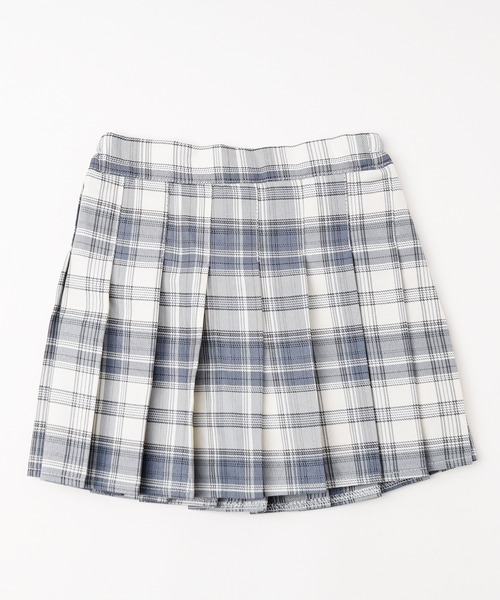 URBAN CHERRY（アーバンチェリー）の「【インナーパンツ付】チェックプリーツスカート（スカート・キッズ・グリーン/グレー/ブルー/ピンク/ライトブルー・140cm/130cm/120cm/150cm/110cm）」の10枚目の写真