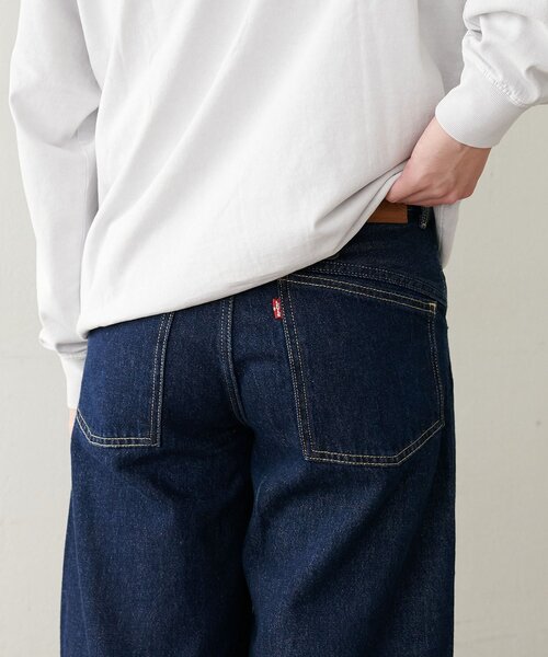 DISCOAT(ディスコート)の「LEVIS SUPER BAGGY BARREL SHADE VIEW(デニムパンツ・メンズ・ネイビー・26cm/27cm)」の4枚目の写真