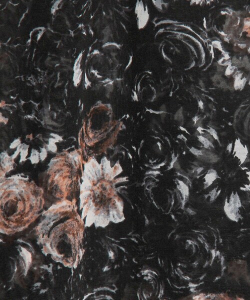 EDITION(エディション)の「シアープリント クルーネックトップ(Tシャツ/カットソー・レディース・ブラック系その他/ライトブルー・FREE)」の5枚目の写真