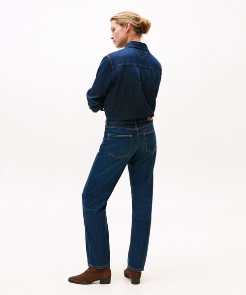 TOMMY HILFIGER(トミーヒルフィガー)の「クラッシックストレートミロデニムパンツ(デニムパンツ・レディース・インディゴブルー・28inch/25inch/26inch/27inch)」の4枚目の写真