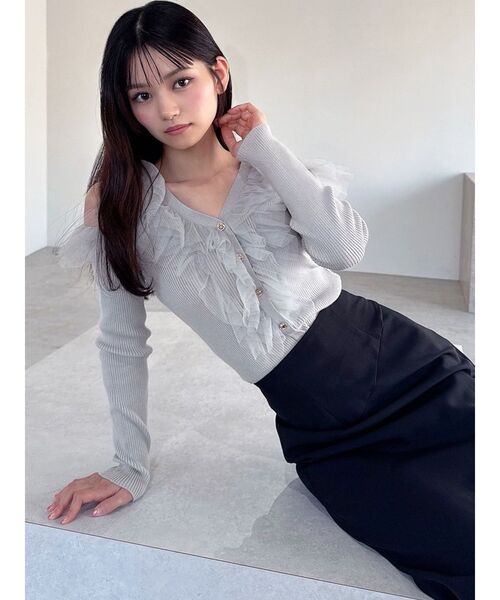 セール】シアーフリルニットトップス（ニット/セーター）｜RESEXXY