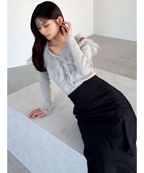 セール】シアーフリルニットトップス（ニット/セーター）｜RESEXXY