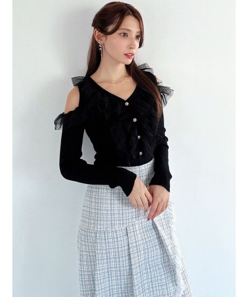 セール】シアーフリルニットトップス（ニット/セーター）｜RESEXXY
