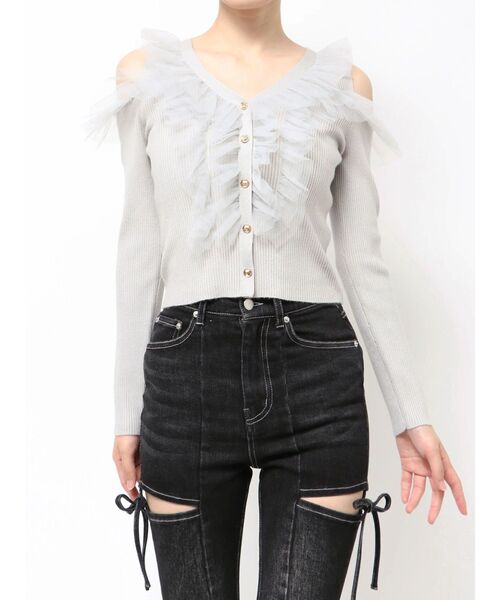 セール】シアーフリルニットトップス（ニット/セーター）｜RESEXXY