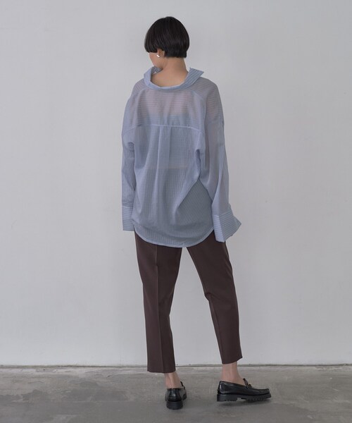 GALLEST(ギャレスト)の「Comfy SET UP|イージーテーパードパンツ【セットアップ対応/通勤/カセット服】(その他パンツ・レディース・ブラック/ブラウン系その他/ベージュ・36/38/34/40)」の14枚目の写真