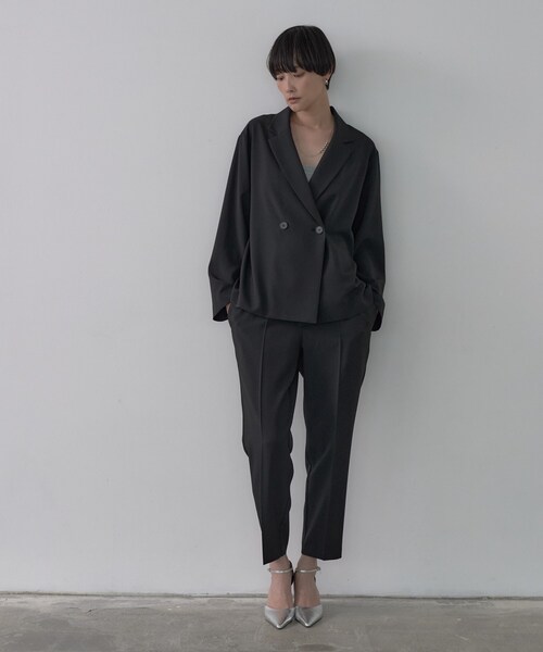 GALLEST(ギャレスト)の「Comfy SET UP|イージーテーパードパンツ【セットアップ対応/通勤/カセット服】(その他パンツ・レディース・ブラック/ブラウン系その他/ベージュ・36/38/34/40)」の10枚目の写真