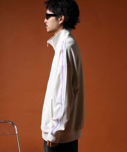 NERDY（ノルディ）の「バイカラーメンズトラックトップ（ジャージ