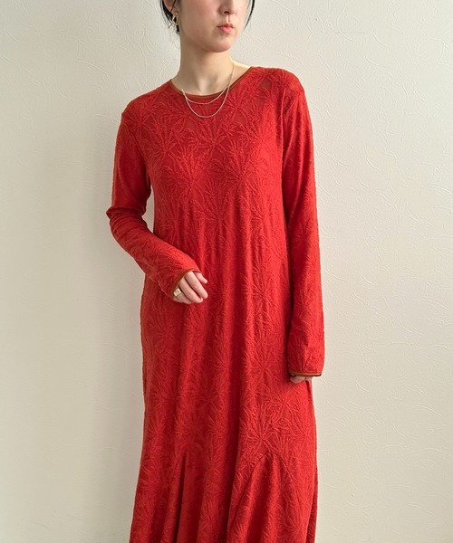 LHELBIE（レルビエ）の「レースワンピース【ペチキャミワンピースセット】（ワンピース・レディース・ブラック/アイボリー/レッド・M）」の18枚目の写真