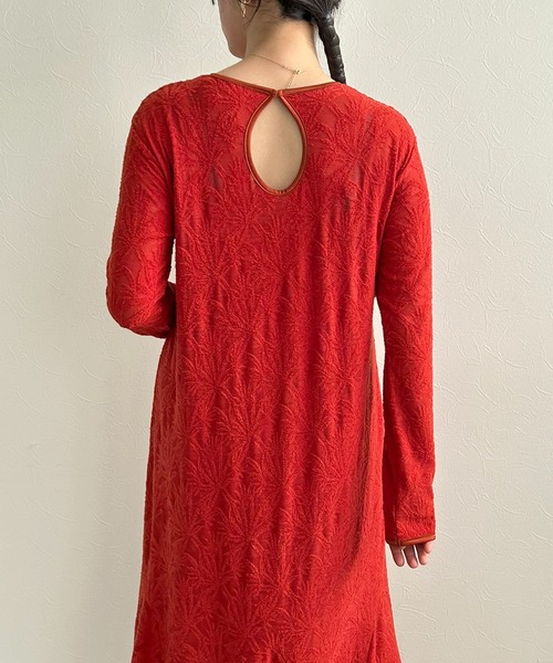 LHELBIE（レルビエ）の「レースワンピース【ペチキャミワンピースセット】（ワンピース・レディース・ブラック/アイボリー/レッド・M）」の19枚目の写真