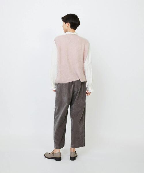 LOISIR（ロワズィール）の「カシミヤファー加工ベスト（ベスト・レディース・ピンク/グレー・FREE）」の13枚目の写真