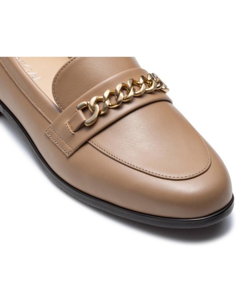 REGAL（リーガル）の「リーガルレディース F60R 晴雨兼用 チェーンローファー（ローファー・レディース・ベージュ・23/23.5/24/24.5/22.5）」の7枚目の写真