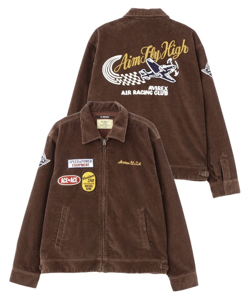 avirex トラ 鷲 刺繍 コーデュロイジャケット avirex トラ 鷲 刺繍 コーデュロイジャケット アヴィレックス