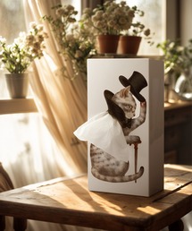 MILLION CARATS（ミリオンカラッツ）の「【アート × ユーモア】《SPEXTRUM》ティッシュをアートに変える“Tissue UP”。暮らしに遊び心と美しさを添える、等身大の“見せる日常雑貨”のティッシュケース（インテリア雑貨）」