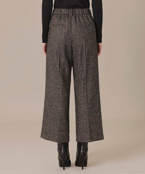 MACKINTOSH LONDON（マッキントッシュ ロンドン）の「【WEB・一部店舗限定】カラーネップヘリンボンパンツ（その他パンツ・レディース・ダークブラウン・38/40）」の5枚目の写真