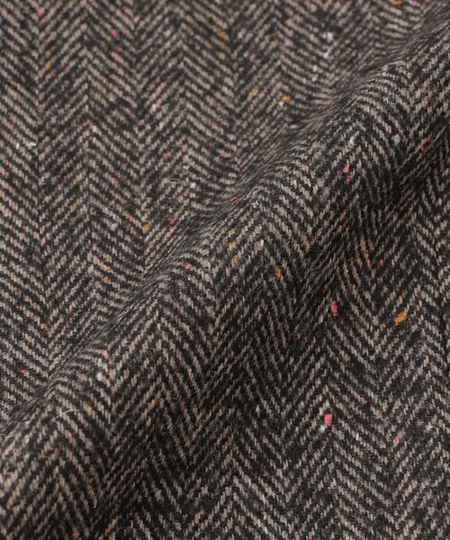 MACKINTOSH LONDON（マッキントッシュ ロンドン）の「【WEB・一部店舗限定】カラーネップヘリンボンパンツ（その他パンツ・レディース・ダークブラウン・38/40）」の2枚目の写真