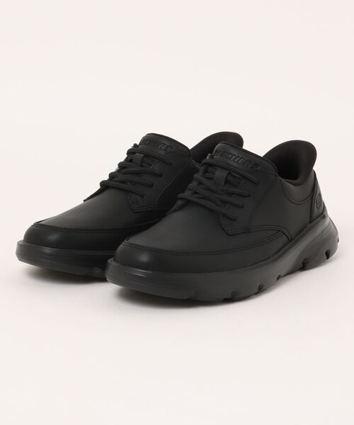 SKECHERS(スケッチャーズ)の「《SKECHERS》53 ARCH FIT GARZA-ROWAN(スニーカー・メンズ・ブラック×ブラック/ブラウン・28.0cm/27.5cm/27.0cm/26.5cm/26.0cm/25.5cm/25.0cm)」の2枚目の写真