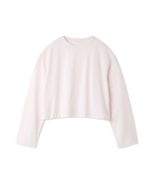 Mila Owen（ミラオーウェン）の「ショート丈ドロストロンT（Tシャツ/カットソー・レディース・その他/チャコールグレー/ピンク/ホワイト・1/0）」の3枚目の写真