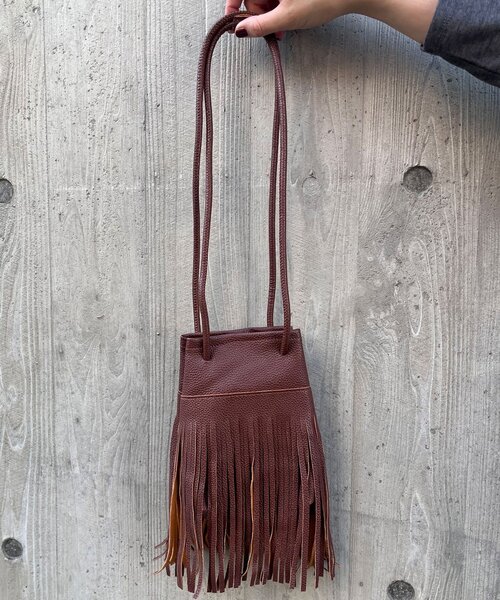 SHENERY(シーナリー)の「フリンジバッグ(トートバッグ・レディース・ブラック/ブラウン・FREE)」の14枚目の写真