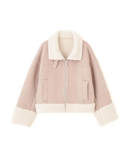 ムートンコート　JILL STUART ファー ◇フェイクムートンフライトジャケット（ムートンコート）｜JILL