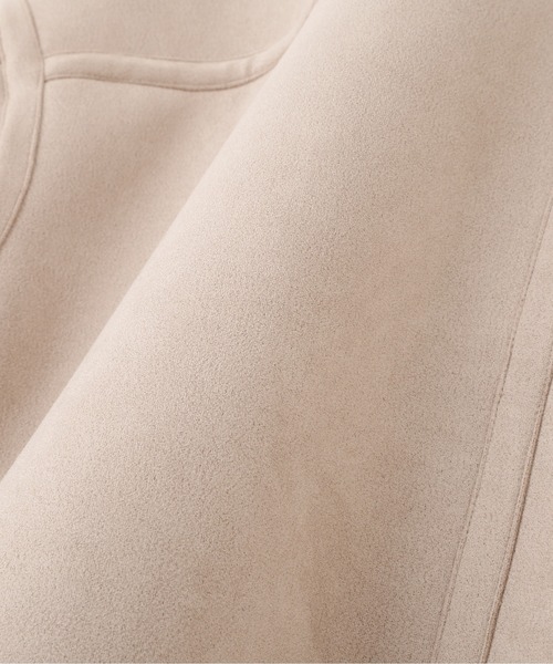 JILL by JILL STUART（ジルバイジルスチュアート）の「◇フェイクムートンフライトジャケット（ムートンコート・レディース・ベージュ/ピンク・MEDIUM/SMALL）」の12枚目の写真